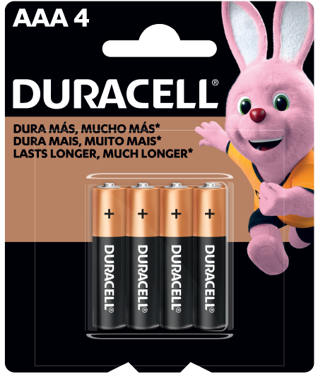 DURACELL C&B ALK AAA 4PZA 4IP X12IT